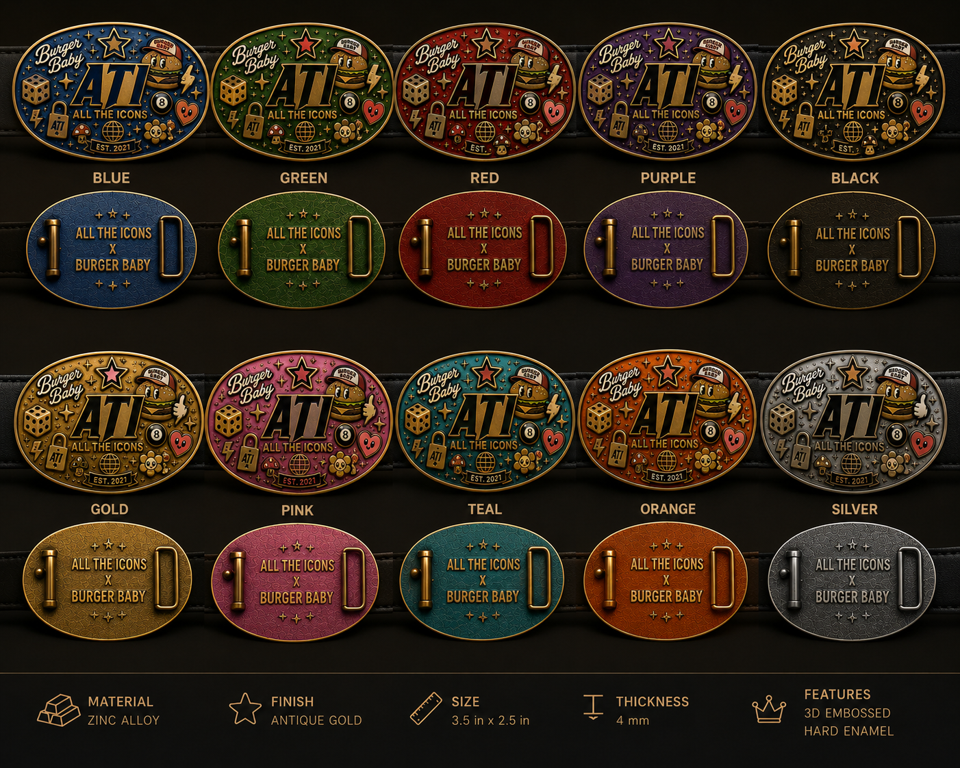 ATI X Burger Baby Belt Limited Stock
