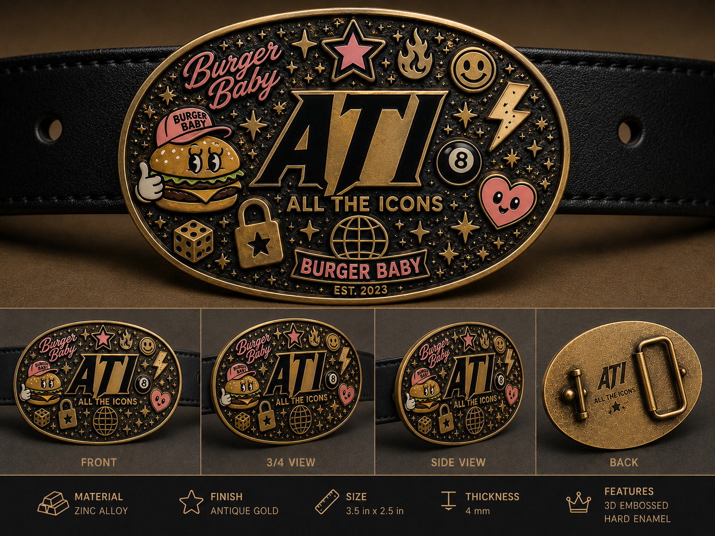 ATI X Burger Baby Belt Limited Stock