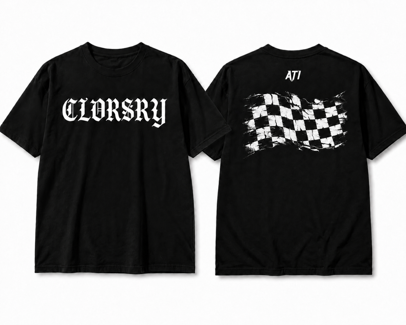 Clorsry X ATI Black Tee