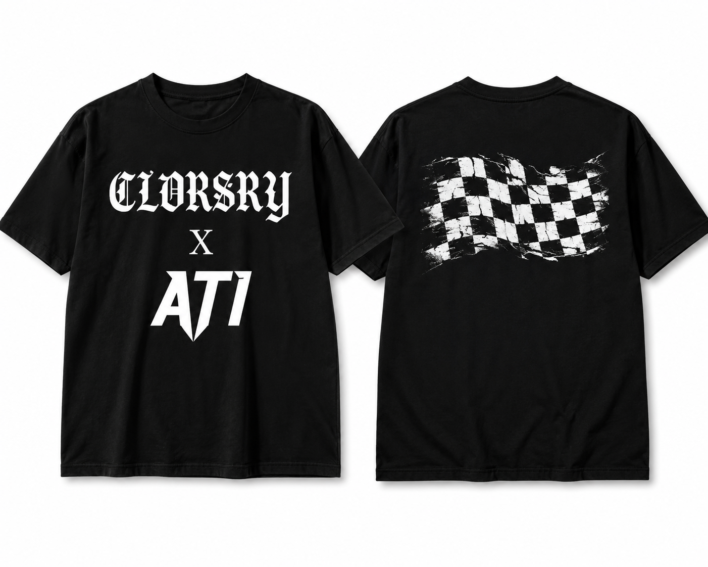 Clorsry X ATI Black Tee